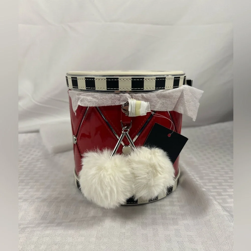 NWT Kate Spade 3D Drum Crossbody Bag Holiday Novelty Collectible